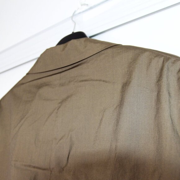 BNWT SS20 ACNE STUDIOS COTTON POPLIN HUNTER GREEN JACKET 50 - Picture 5 of 12